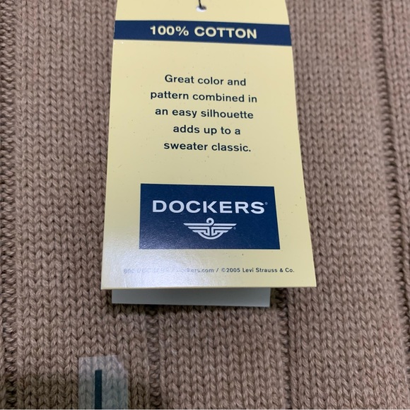 Men’s Dockers Sweater Sz Large NWT - Picture 6 of 7